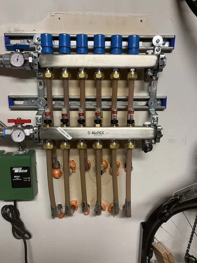 Plumber performing Gas Leak Detection at a residential property in Redan